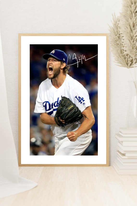 Clayton kershaw autographed jersey hotsell