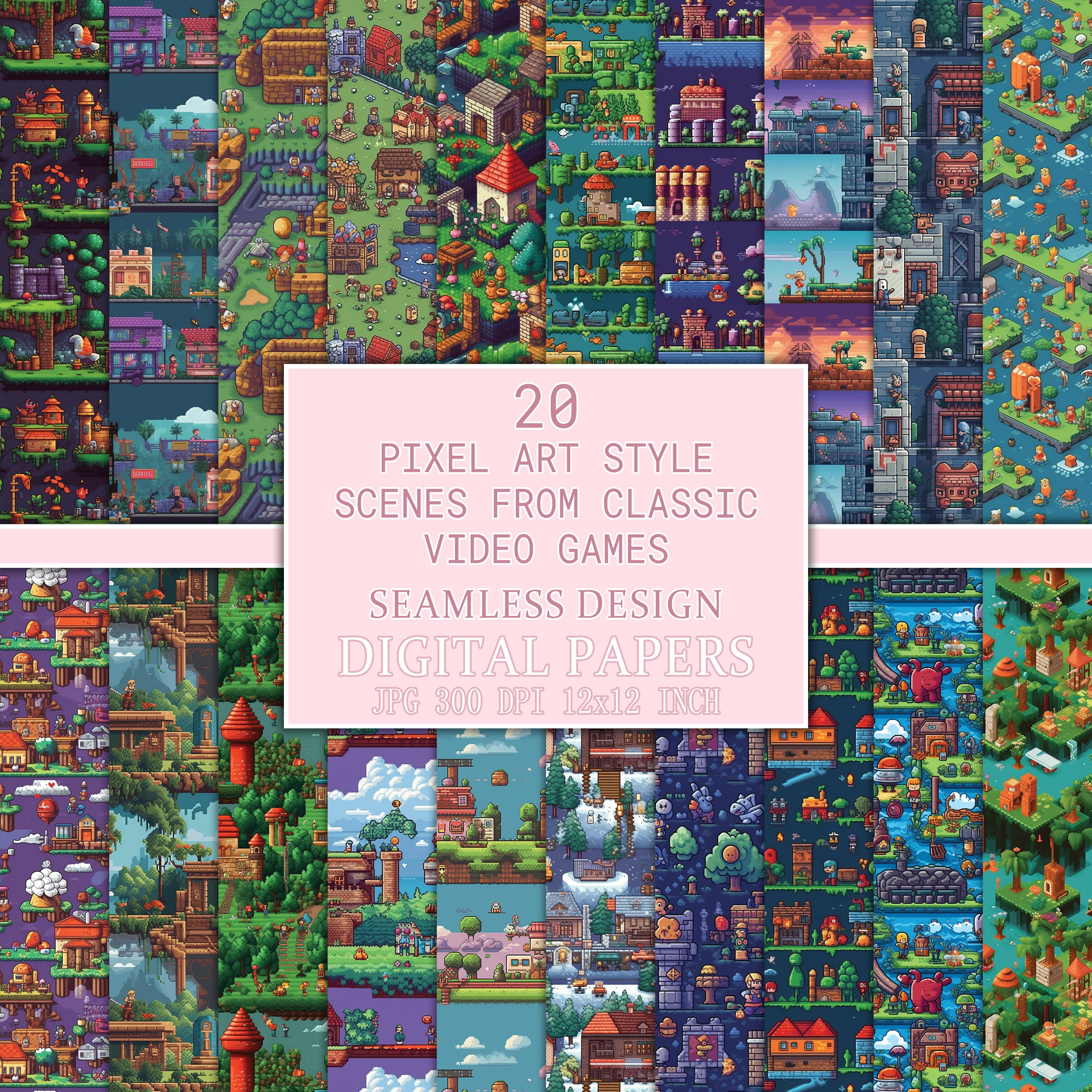 Video game 2024 pixel art