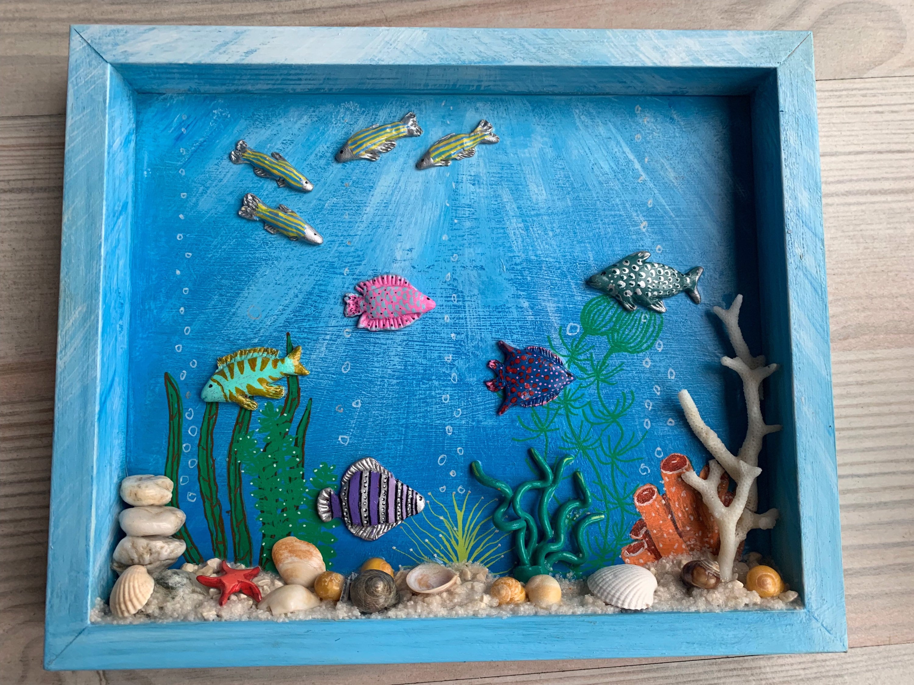 3D Pictures, Wall Decoration, Gift, Underwater World, Fish