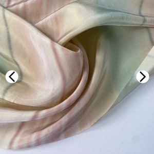 Jil Sander ex-designer, viscose blend, water resist fabric, pastels, per 0.5m