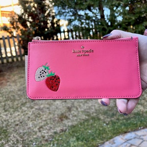 Kate Spade Strawberry Large Card Holder