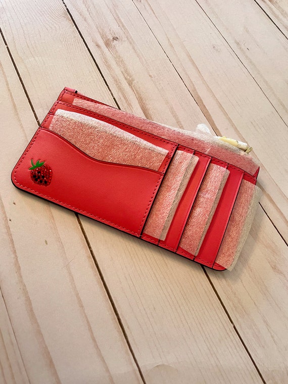Kate Spade Strawberry Large Card Holder Etsy Ireland