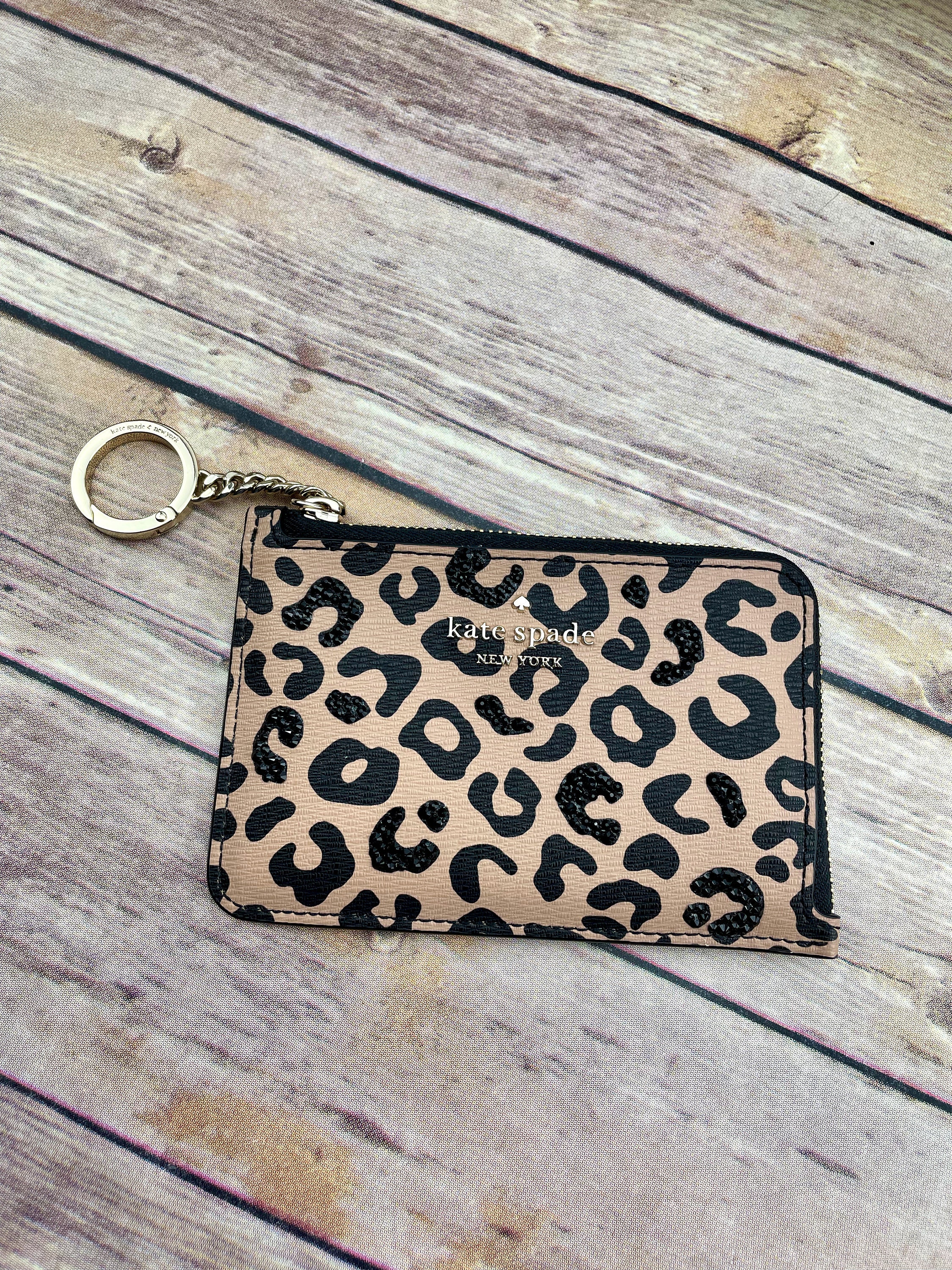 Kate Spade Rhinestoned Leopard Wallet - Etsy