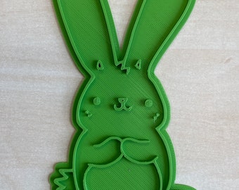 Bunny Easter pottery stamp; Type: 1-01-15