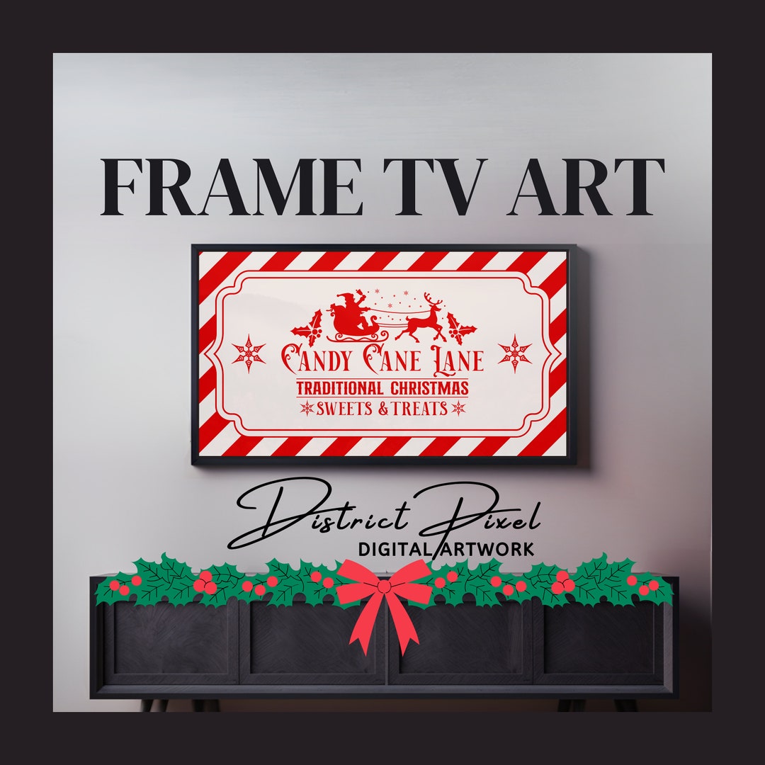 Winter Frame TV Art Nostalgic Frame Tv Christmas Frame Tv Etsy UK