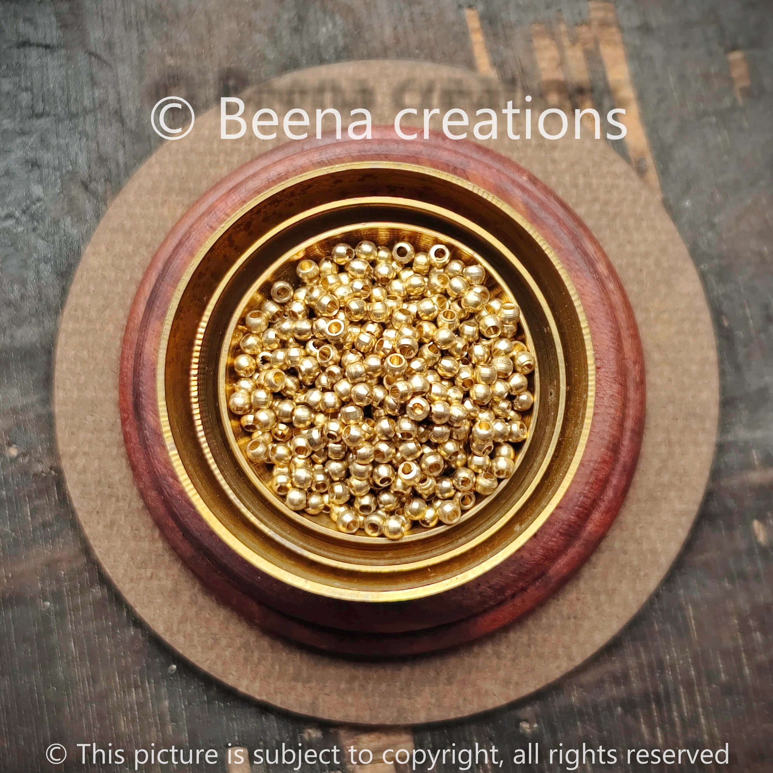 Perline Di Rame Da 5 Mm - 120 Pezzi, Perline Distanziatrici - Foto 8