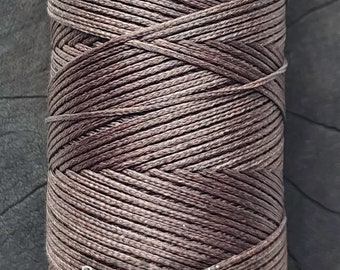 Brown waxed thread, 1mm macrame cord, 5meter /10meter /100meter, cords for macrame and jewelry making, micro macrame string, 1mm cord