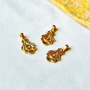 Tribal charms, Z145, Brass charms, Raw Charms, charms, Charms for macrame and jewelry making, Micro macrame making