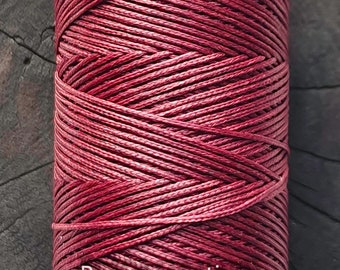 Beautiful Garnet waxed thread, 1mm macrame cord, 5meter /10meter /100meter, cords for macrame and jewelry making,micro macrame string.
