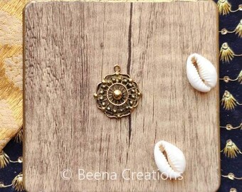 Brass Charm pendent, Brass Charms, Brass Charms, Brass Charms for macrame,Brass Charms for Macrame and Jewelry Making