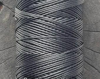 Black waxed thread, 1mm macrame cord, 5meter /10meter /100meter, cords for macrame and jewelry making, micro macrame string, 1mm cord