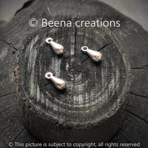 Breloques en laiton, Breloques en laiton, Breloques brutes, Breloques pour macramé et fabrication de bijoux, 125 mm, Z15 image 2