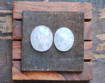 2 pcs Rose quartz stone, AAA natural Rose Quartz, Rose quartz Stones for macrame, Rose quartz stone for jewelry and macrame making, SN12.3