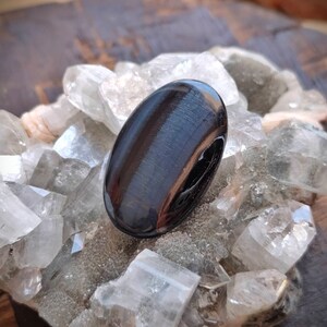 Blue Tiger eye stone, AAA natural Tiger eye, Tiger eye Stones for macrame, Tiger eye stone for jewelry and macrame making, SN16.4