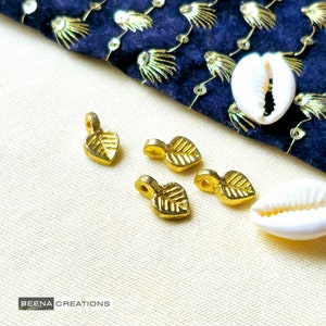 Leaf Brass charms, Z133, Brass charms, Raw Charms, charms, Charms for macrame and jewelry making, 14*9mm, Micro macrame making