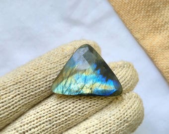 Labradorite stone, AAA Labradorite, Labradorite Stones for macrame, Labradorite stone for jewelry and macrame making, 29x39mm, SN71.10