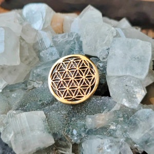 Flower of life Brass Charms, Brass Charms, Brass Charms for macrame, Brass Charms for Macrame and Jewelry Making. TR48