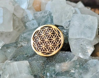 Flower of life Brass Charms, Brass Charms, Brass Charms for macrame, Brass Charms for Macrame and Jewelry Making.