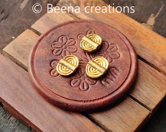 Boho Brass charms, Brass charms, Raw Charms, Charms for macrame and jewelry making, 15*12mm, Z29