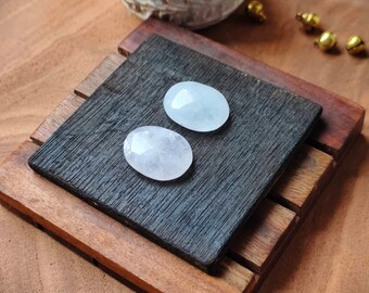 2 pcs Rose quartz stone, AAA natural Rose Quartz, Rose quartz Stones for macrame, Rose quartz stone for jewelry and macrame making, SN7.8