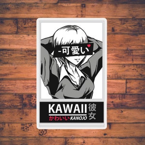 Kawaii Kanojo | ANIME STICKER | Otaku Stationary | Manga Lover | Kawaii Gift for Him Her |