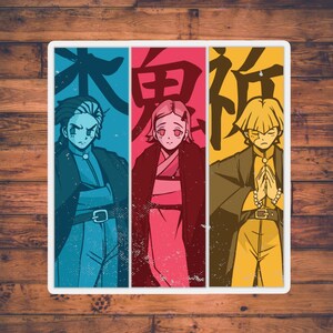 Demon Slayer | ANIME STICKER | Otaku Stationary | Manga Lover | Kawaii Gift for Him Her |