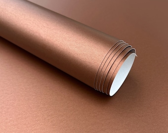 Cupra Kupfer L27A Farblich Abgestimmte Metallic Vinyl Car Wrapping Folie für DIY Projekte