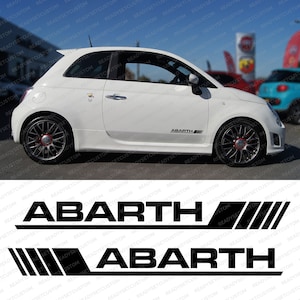 Pair of Abarth Side Decals Stickers