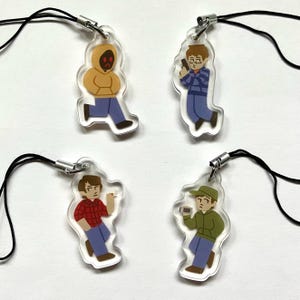 Marble Hornets Acrylic Phone Charms