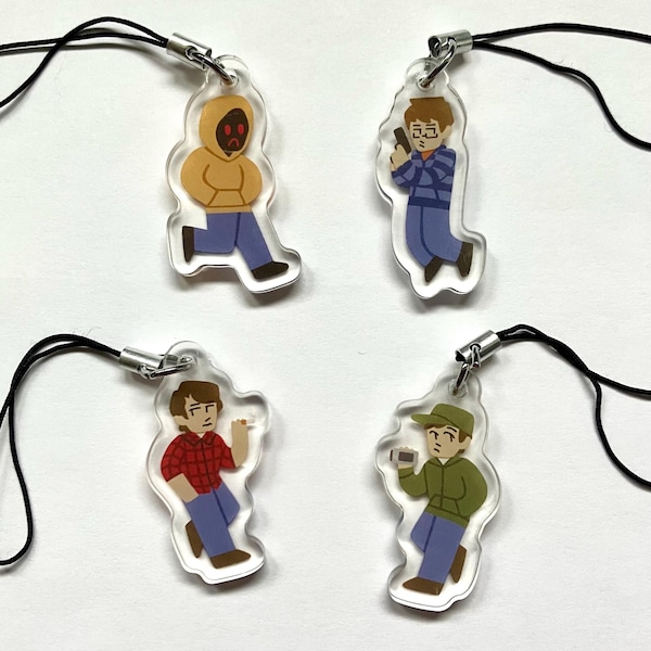 Marble Hornets Acrylic Phone Charms