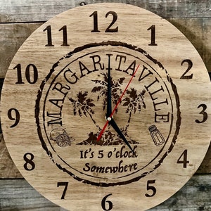 Jimmy Buffett Margaritavill Clock or Plaque
