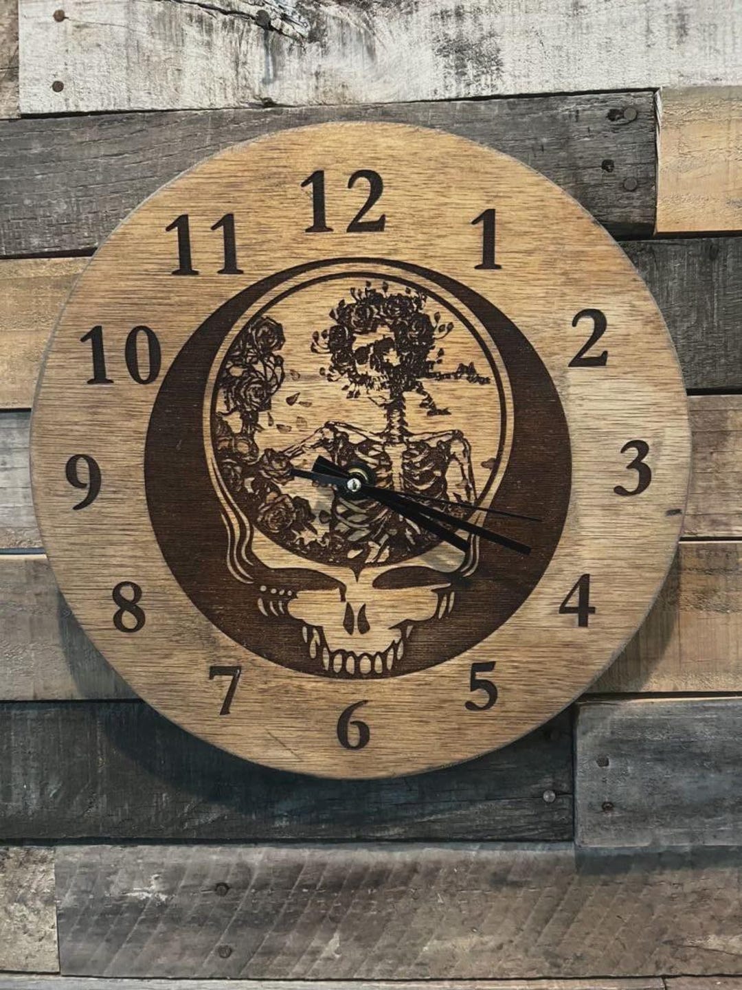 Dead Head Clock - Etsy
