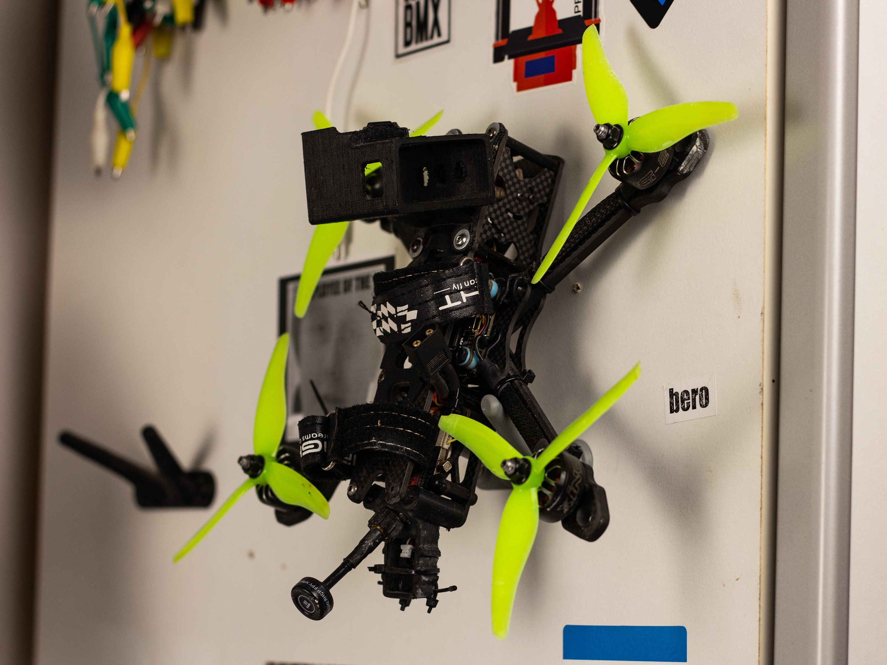 FPV Drone Wall Mount Carbon Frame Quad Hanger DJI FPV Etsy