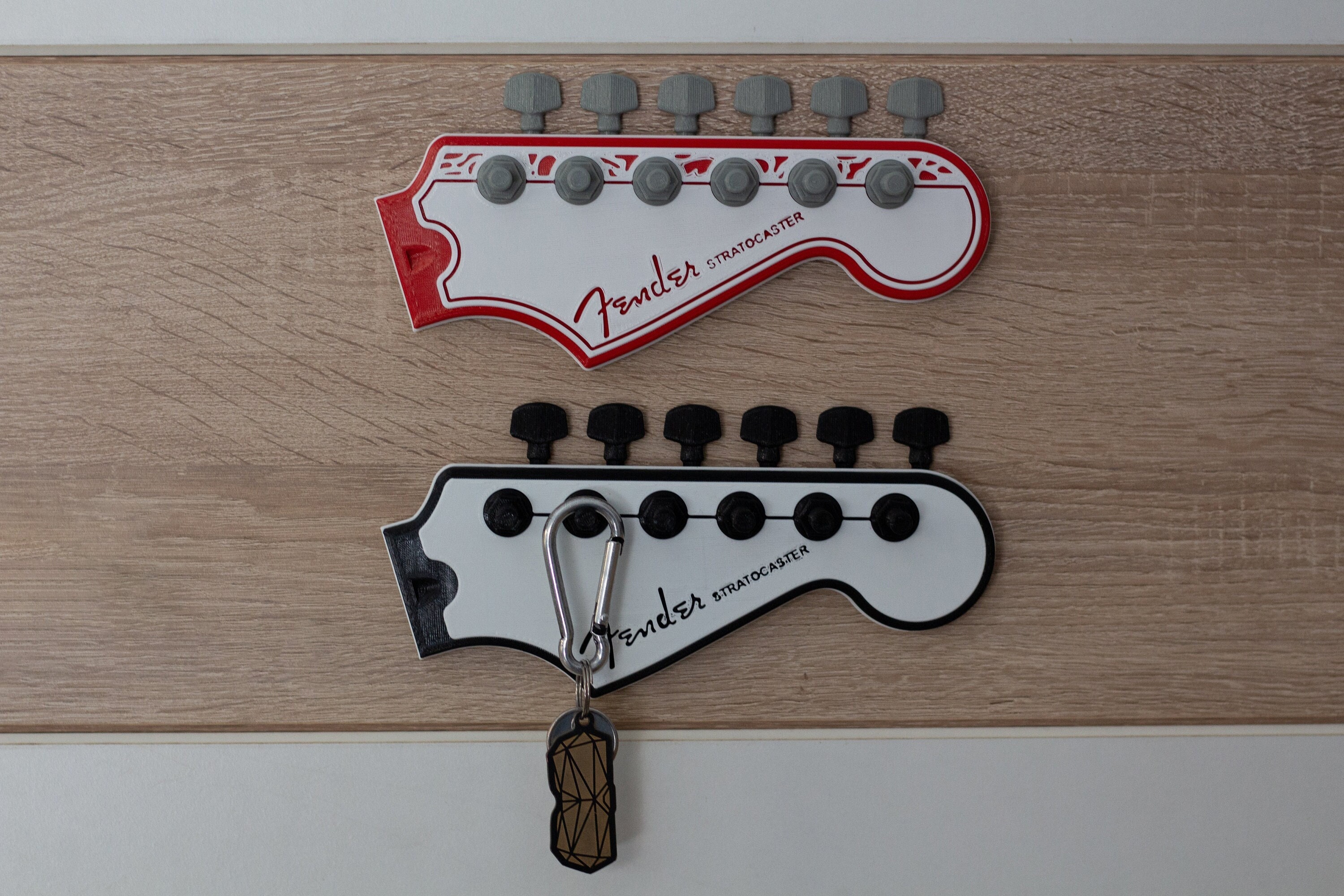 Fender Guitar Key Holder Headstock Hanger Wall Art Key Etsy