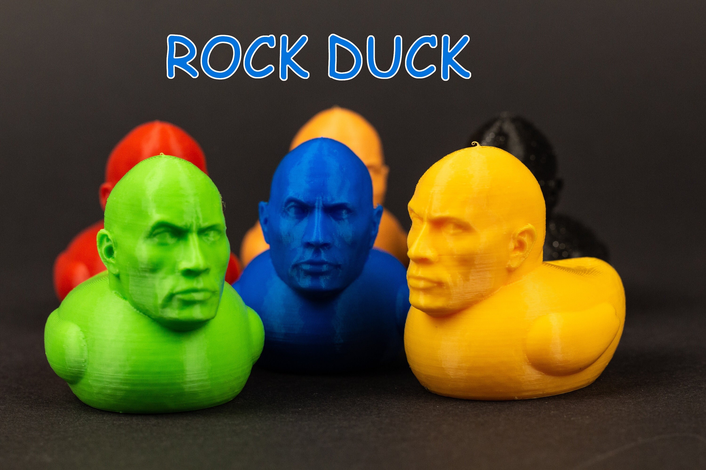 The Rock Imposter Custom Colors 3D Printed Fidget Toy 