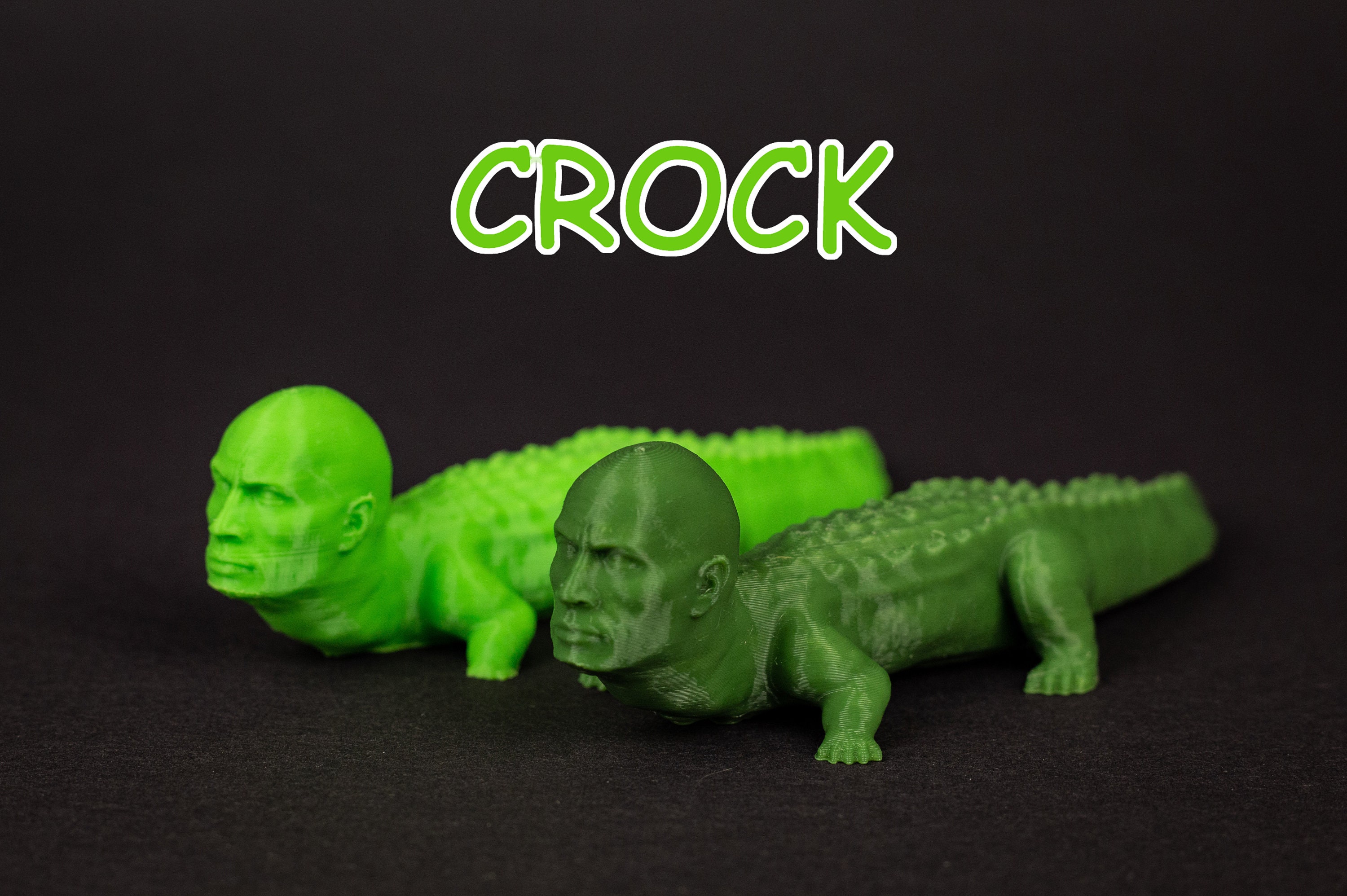 The Rock Imposter Custom Colors 3D Printed Fidget Toy 