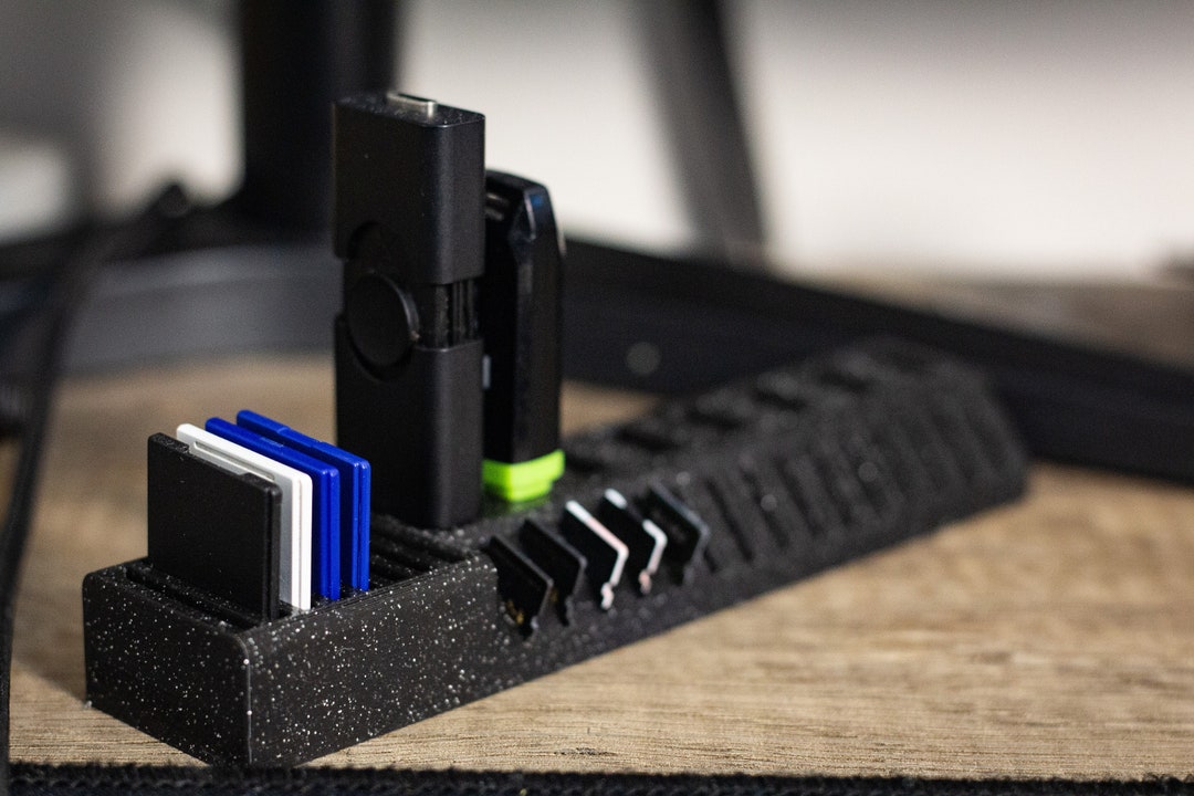 Usb and SD Card Desk Organizer Micro SD Card Holder USB Etsy