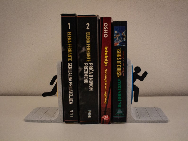 Portal Bookends Video Game Inspired Home Decoration 3D Etsy