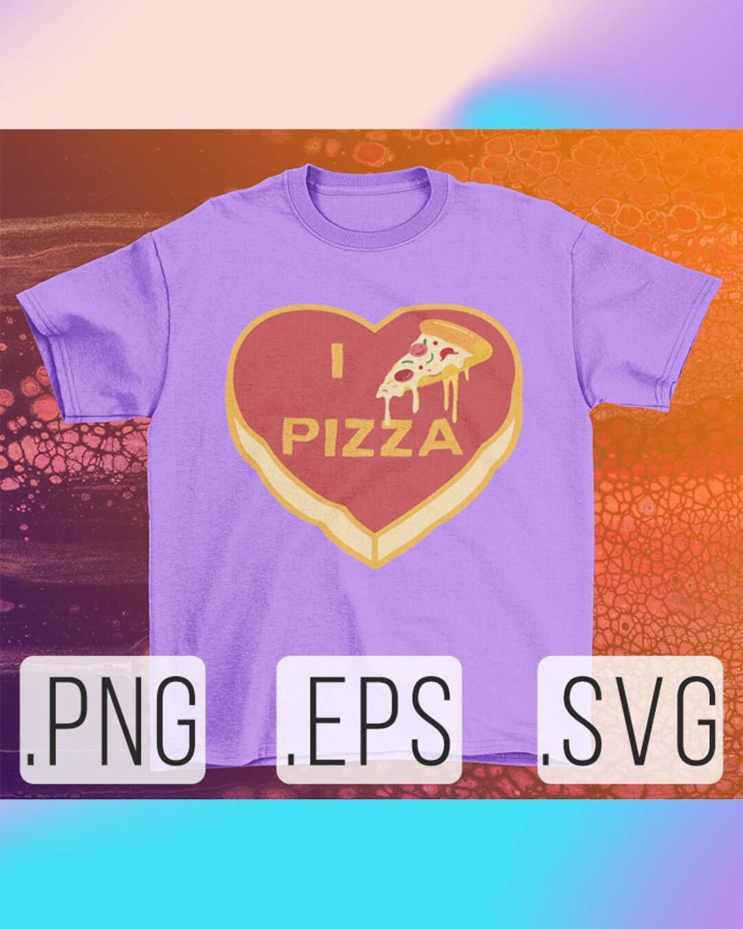I Love Pizza SVG Valentine Svg Love Svg Vantines Day Svg Heart Svg Be