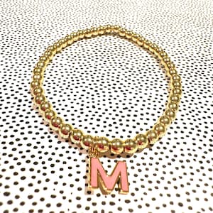 Letter Charm Bracelet