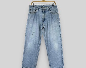Vintage LEVIS 550 Husky Boyfriend Capri Denim Jeans // S - Etsy