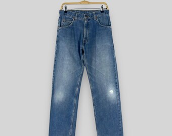 W30 L29 Vintage Levis 607 Orange Tab Jeans Levis High Rise Medium Wash Denim Levis Y2K Reißverschluss Boyfriend Rekonstruieren Jeans Größe 30