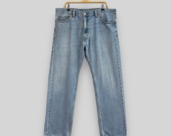 Jean Levi's 505 Délavé Naturel Pour Homme - Taille 34 X 30 Coupe Régulière - Occasion Très Bon état