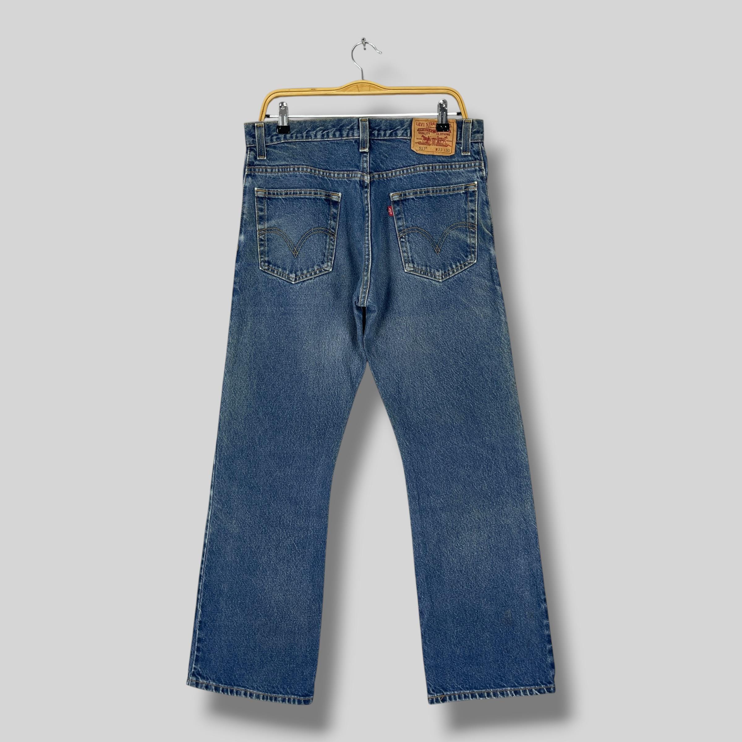 Vintage Y2K Levi's 517 Bootcut Jeans W33 L30 / High Rise Dark
