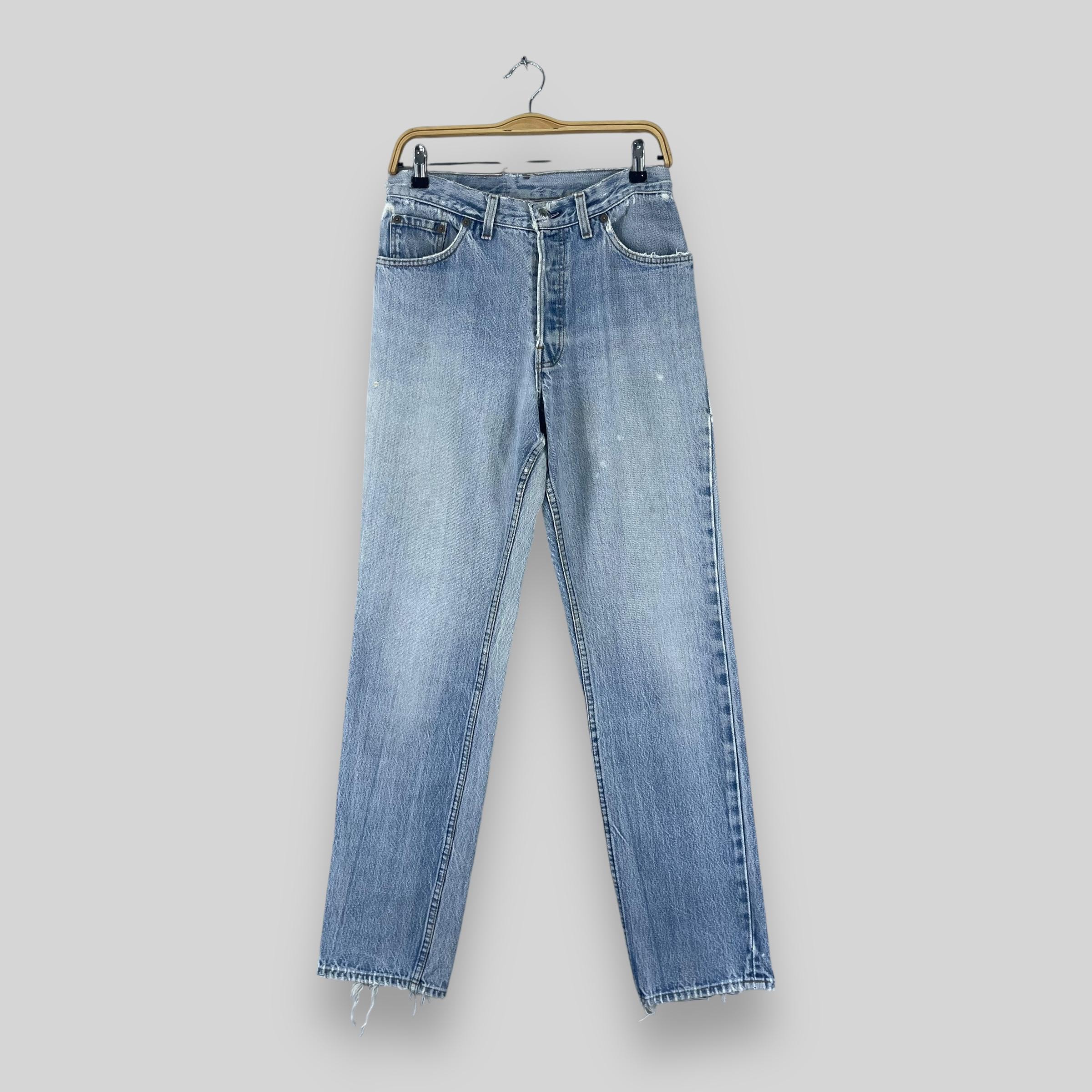 W28 L31 Vintage 80s Levis 501 Distressed Jeans Levis High Rise