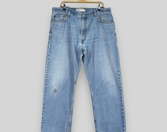 Levis 505 Jeans Dark Blue Denim Vintage Levi's Pants Size W33 L32