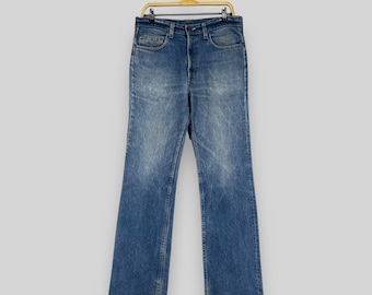 W32 L33 Vintage Levis 517 Distressed Dirty Jeans Levis High Rise Medium Wash Denim Levis 80s Usa Bootcut Classic Girlfriend Jeans Size 32