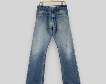 Vintage Levi's 527 Bootcut Jeans, Size 29 Distressed Denim - Etsy