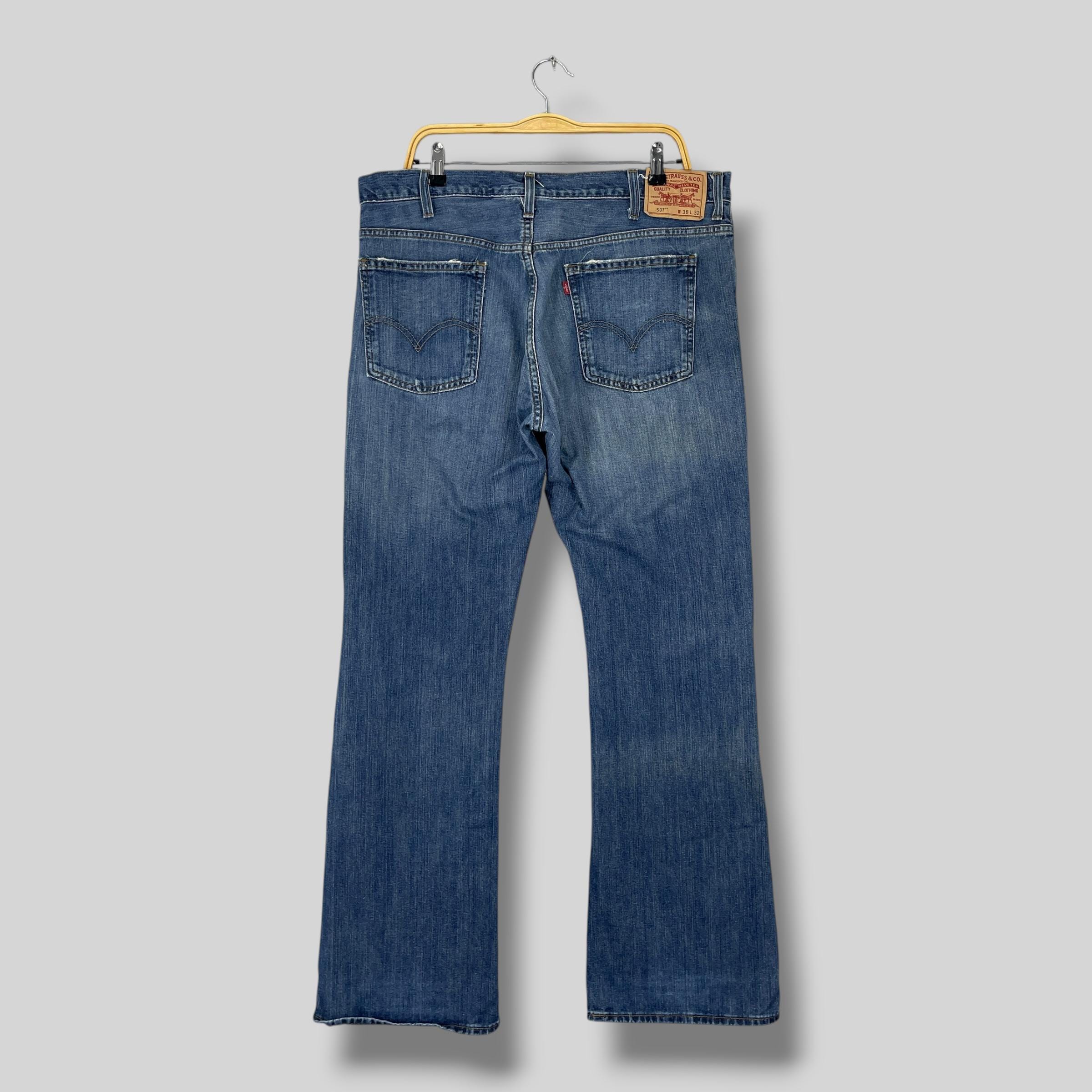 パンツ 00s Levi's 507 ripped flare denim Y2K W38 L32 Vintage Levis 507 Distressed Ripped Jeans Levis High Rise