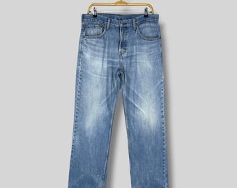 Jean Droit Levi's Signature Délavé Bleu - Taille 32/32, Occasion Très Bon état